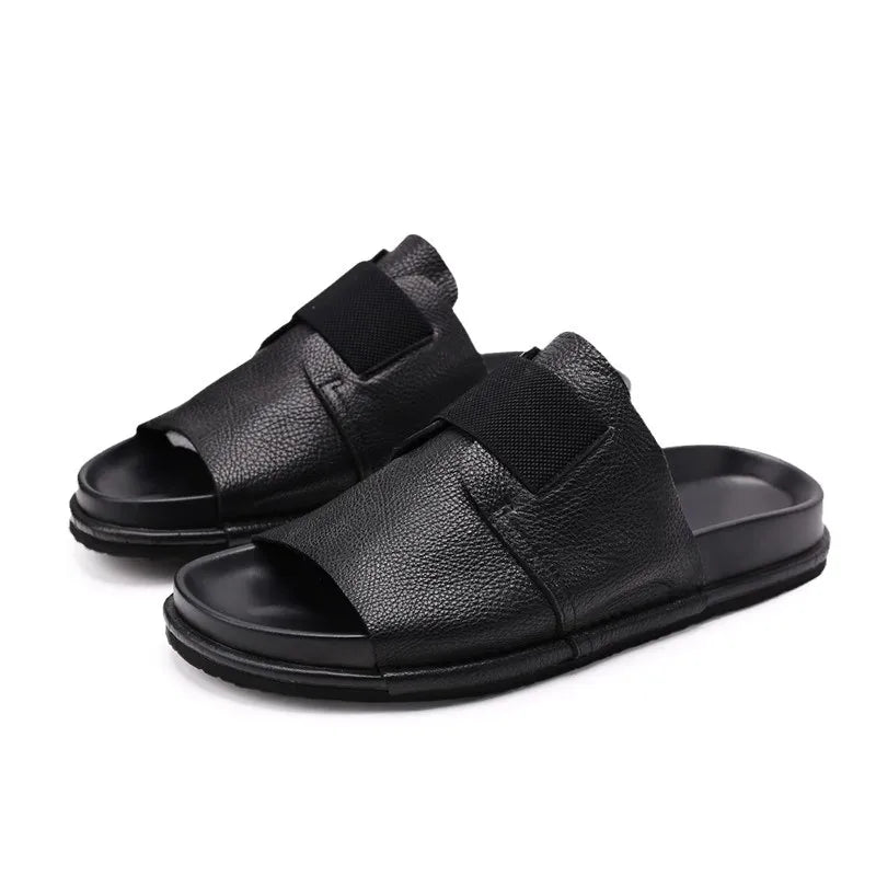 Sandales Homme Cuir Confortables "Le Flot Bleu"