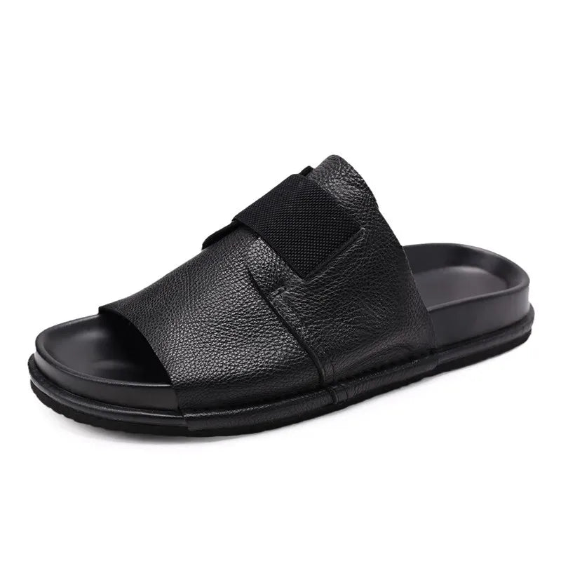 Sandales Homme Cuir Confortables "Le Flot Bleu"