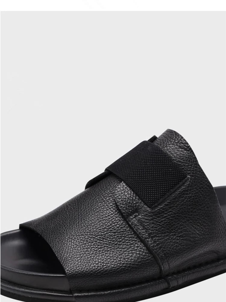 Sandales Homme Cuir Confortables "Le Flot Bleu"