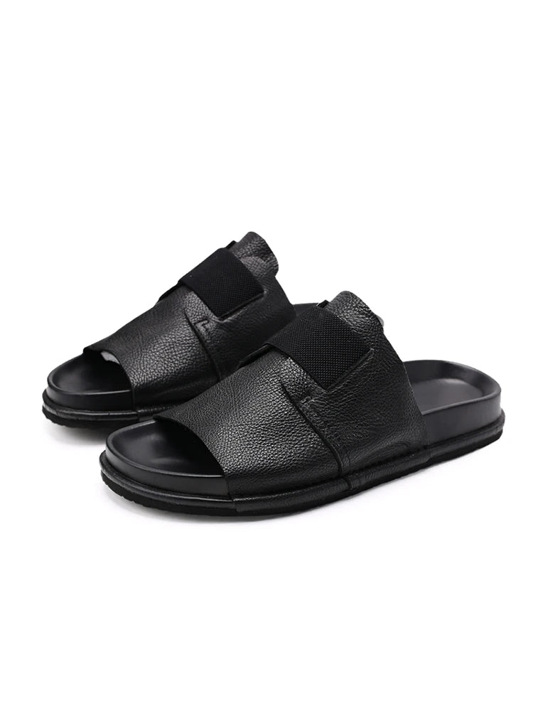 Sandales Homme Cuir Confortables "Le Flot Bleu"