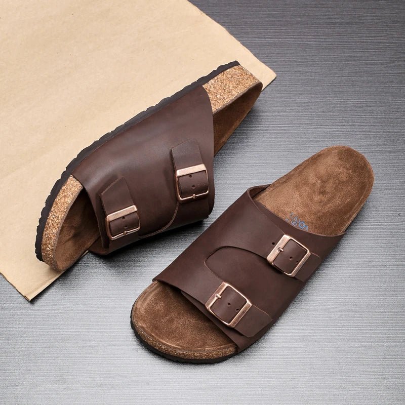 Sandales Homme Cuir confortables "Le Phénix"