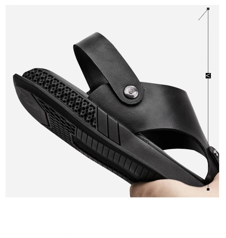Sandales Homme Cuir Confortables "Le Randonneur"