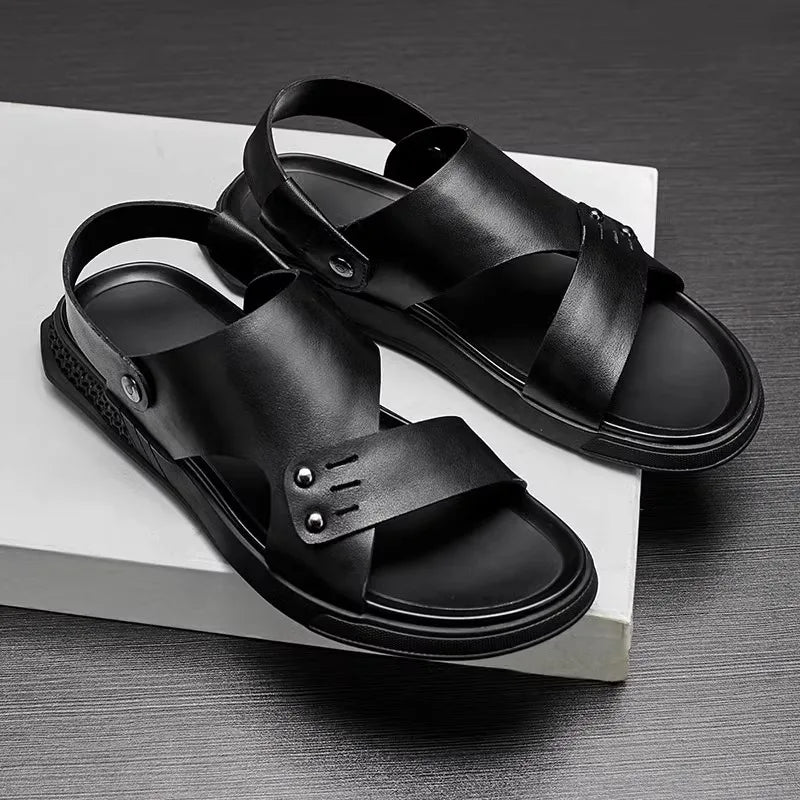 Sandales Homme Cuir Confortables "Le Randonneur"
