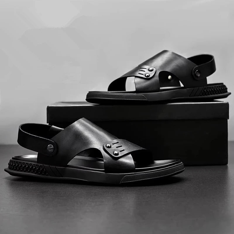 Sandales Homme Cuir Confortables "Le Randonneur"