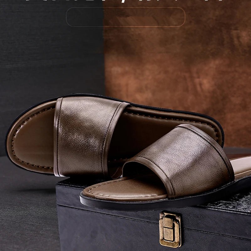 Sandales Homme Cuir élégantes "Le Flâneur"