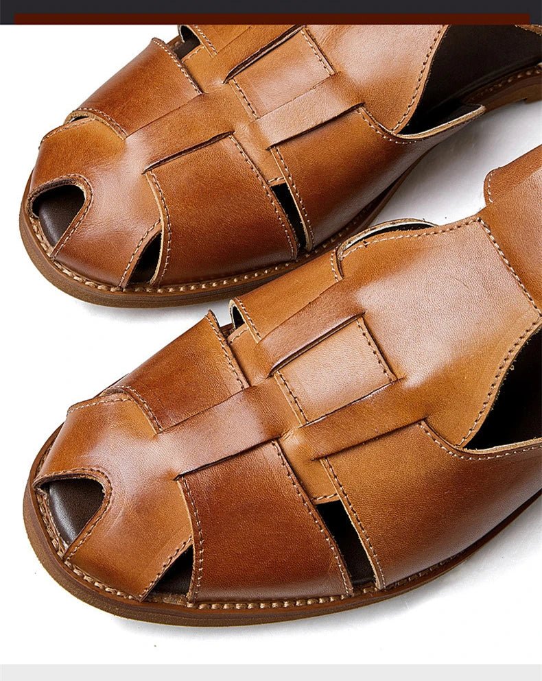 Sandales Homme Cuir Élégantes "Le Hédoniste"