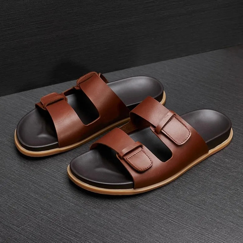 Sandales Homme Cuir élégantes "Le Summum"