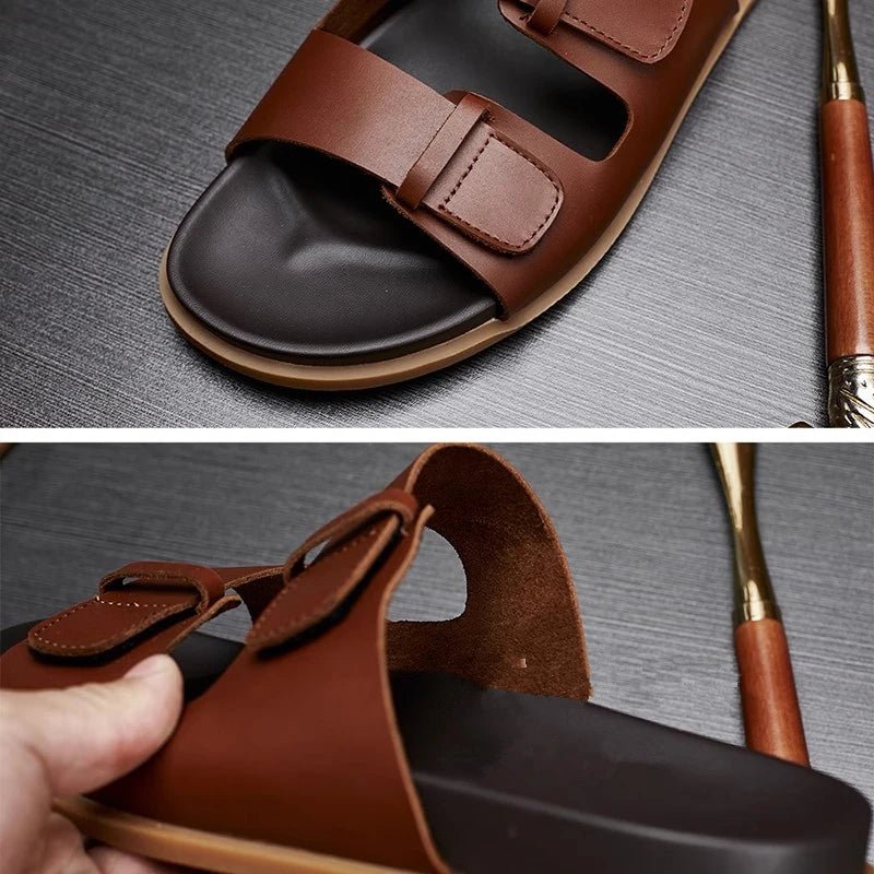 Sandales Homme Cuir élégantes "Le Summum"
