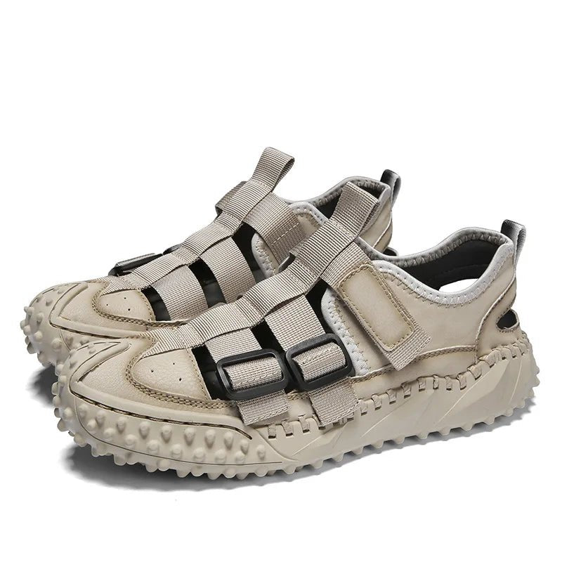 Sandales Homme Cuir Élégantes "L'Estivant"