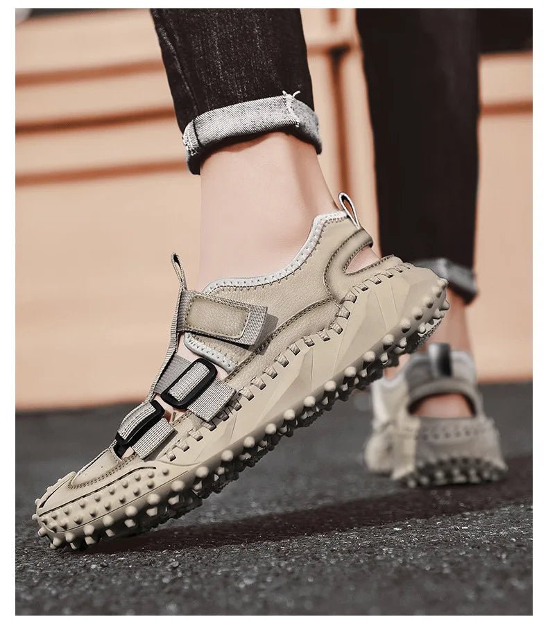 Sandales Homme Cuir Élégantes "L'Estivant"