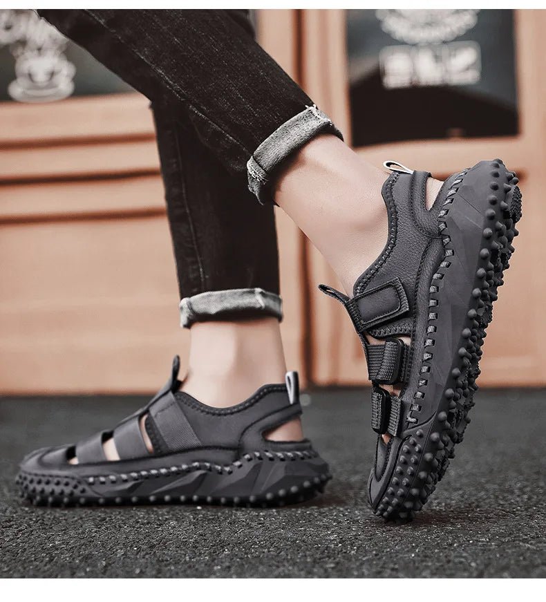 Sandales Homme Cuir Élégantes "L'Estivant"