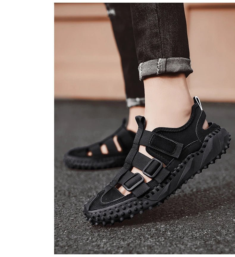 Sandales Homme Cuir Élégantes "L'Estivant"