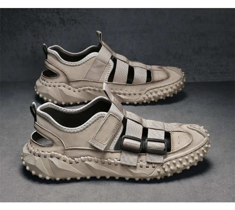 Sandales Homme Cuir Élégantes "L'Estivant"