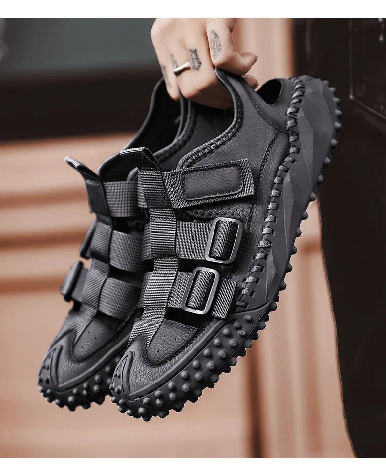 Sandales Homme Cuir Élégantes "L'Estivant"
