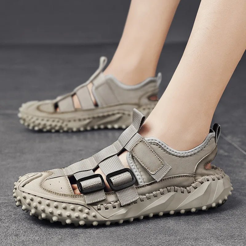 Sandales Homme Cuir Élégantes "L'Estivant"