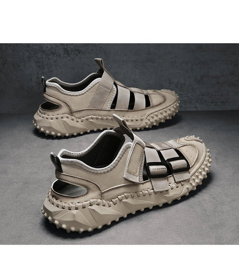 Sandales Homme Cuir Élégantes "L'Estivant"