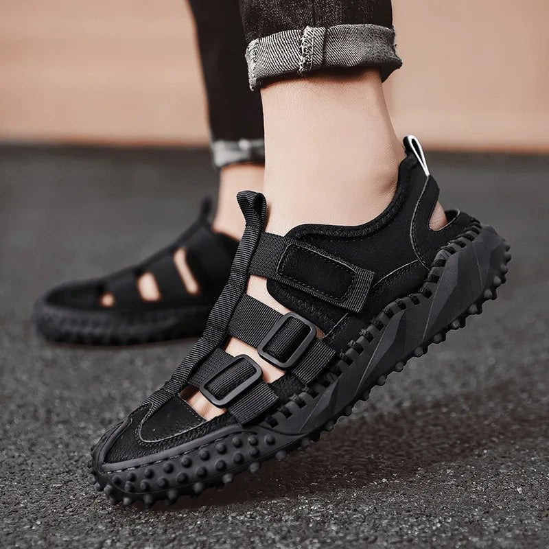 Sandales Homme Cuir Élégantes "L'Estivant"