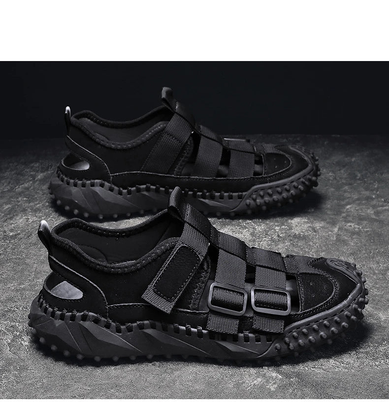 Sandales Homme Cuir Élégantes "L'Estivant"