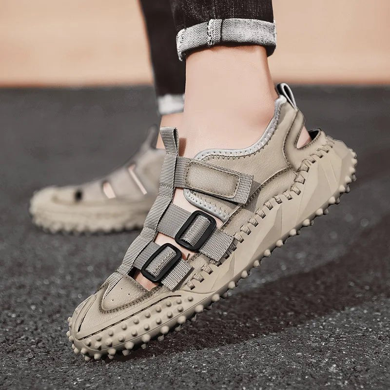 Sandales Homme Cuir Élégantes "L'Estivant"