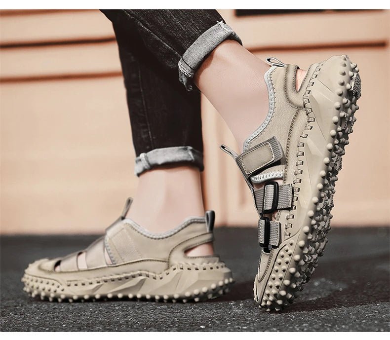 Sandales Homme Cuir Élégantes "L'Estivant"