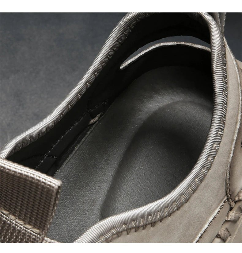 Sandales Homme Cuir Élégantes "L'Estivant"