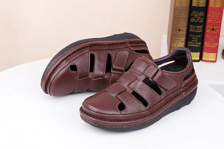 Sandales Homme Cuir Fermées "Le Paisible"