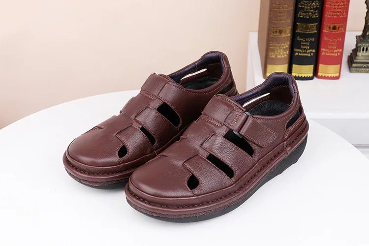 Sandales Homme Cuir Fermées "Le Paisible"