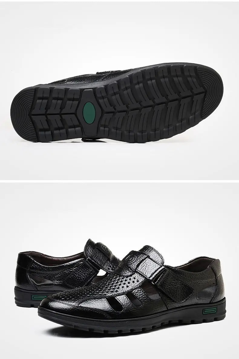 Sandales homme cuir "L'Aéré" - Restaur Cuirs