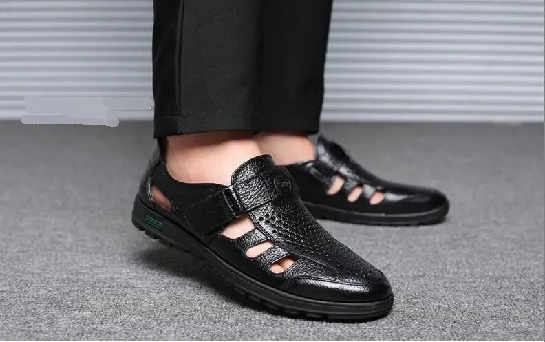 Sandales homme cuir "L'Aéré" - Restaur Cuirs