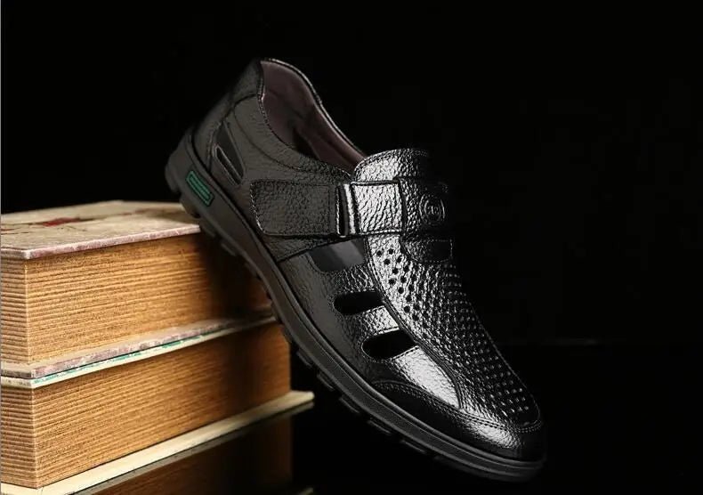 Sandales homme cuir "L'Aéré" - Restaur Cuirs
