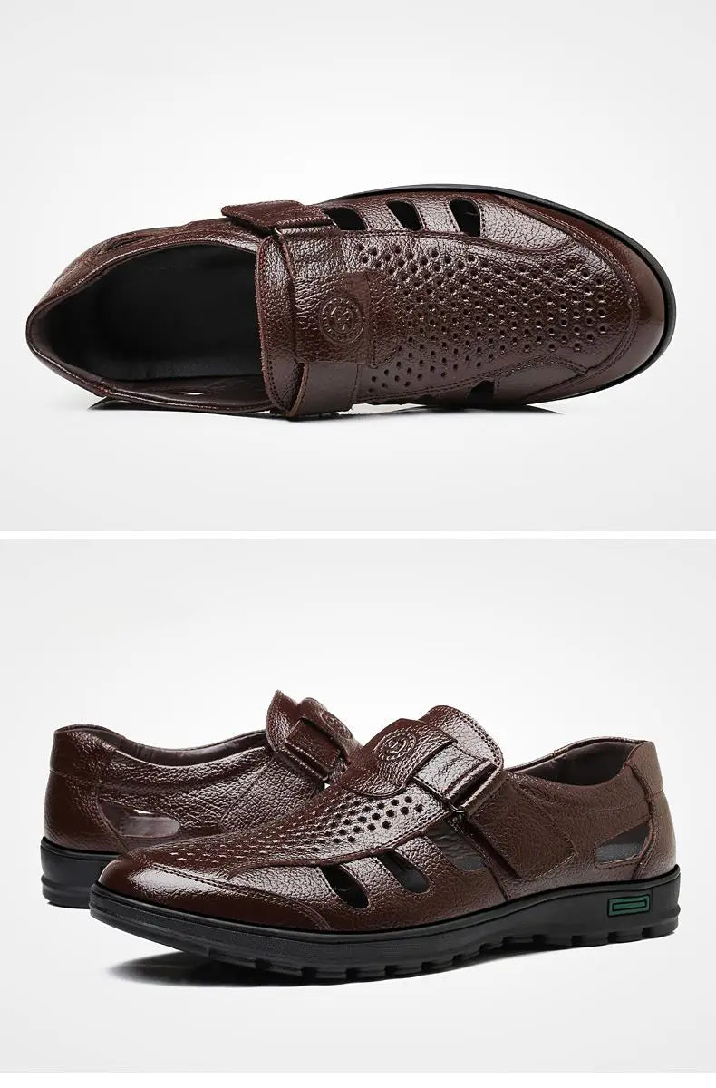 Sandales homme cuir "L'Aéré" - Restaur Cuirs