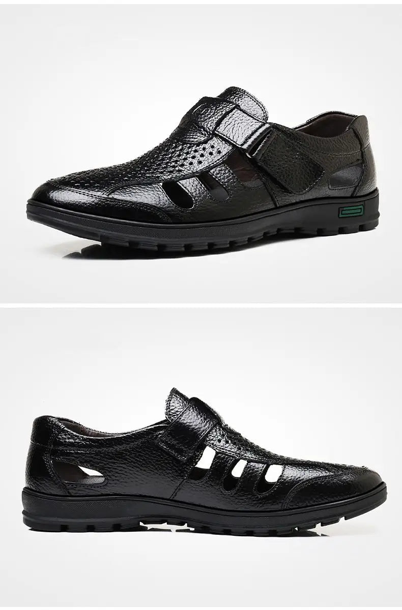 Sandales homme cuir "L'Aéré" - Restaur Cuirs