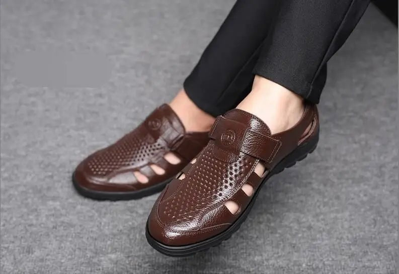 Sandales homme cuir "L'Aéré" - Restaur Cuirs