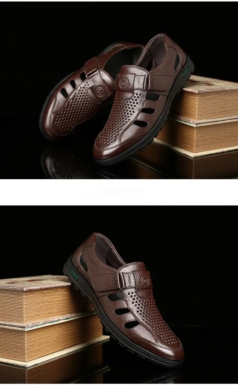 Sandales homme cuir "L'Aéré" - Restaur Cuirs