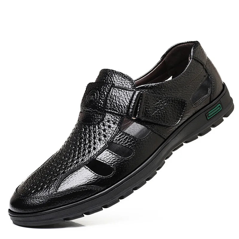 Sandales homme cuir "L'Aéré" - Restaur Cuirs