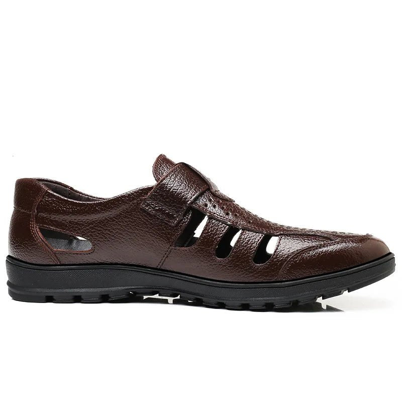 Sandales homme cuir "L'Aéré" - Restaur Cuirs