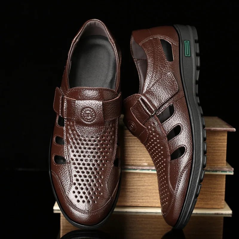Sandales homme cuir "L'Aéré" - Restaur Cuirs