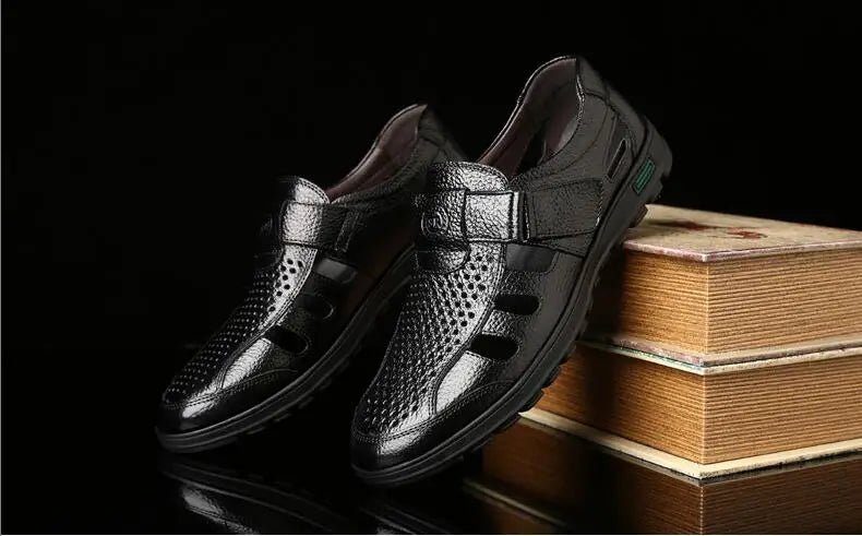 Sandales homme cuir "L'Aéré" - Restaur Cuirs