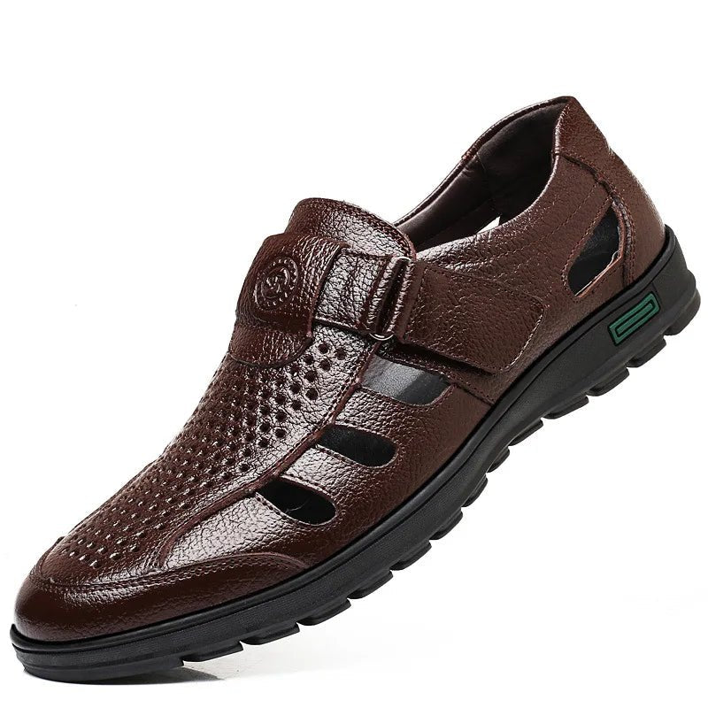 Sandales homme cuir "L'Aéré" - Restaur Cuirs