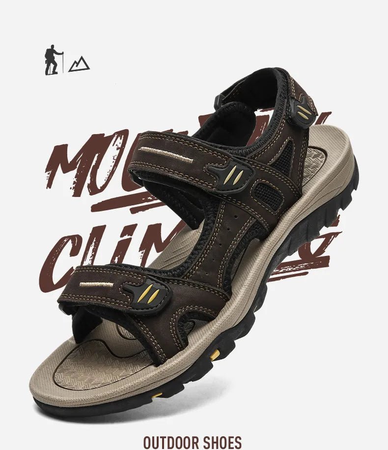 Sandales homme cuir "L'Aventurier" - Restaur Cuirs