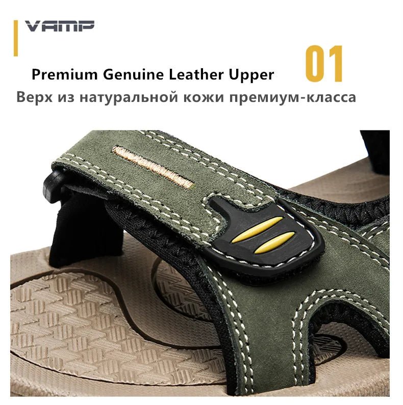 Sandales homme cuir "L'Aventurier" - Restaur Cuirs