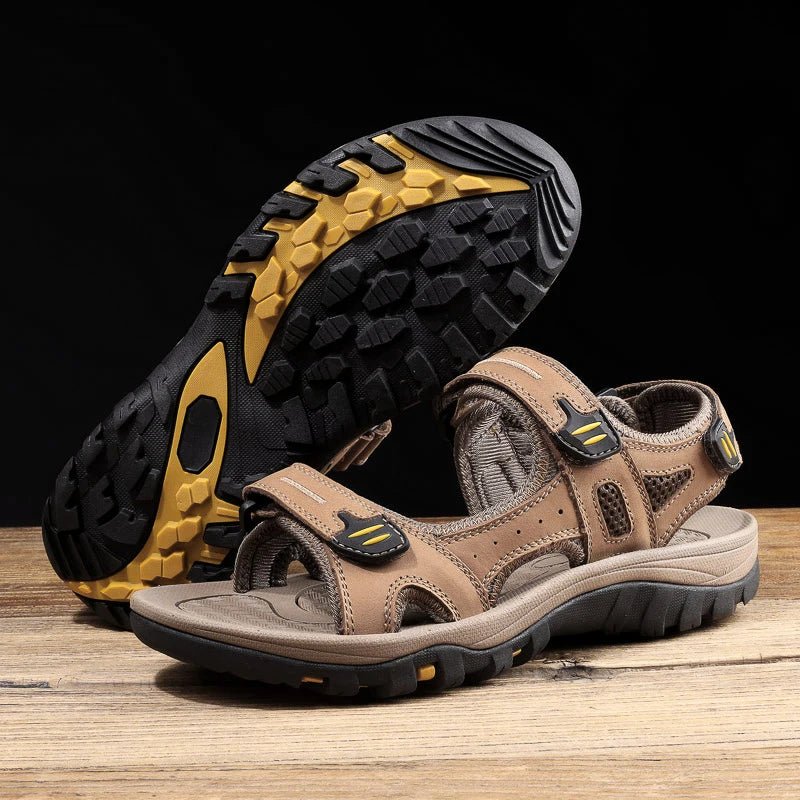 Sandales homme cuir "L'Aventurier" - Restaur Cuirs
