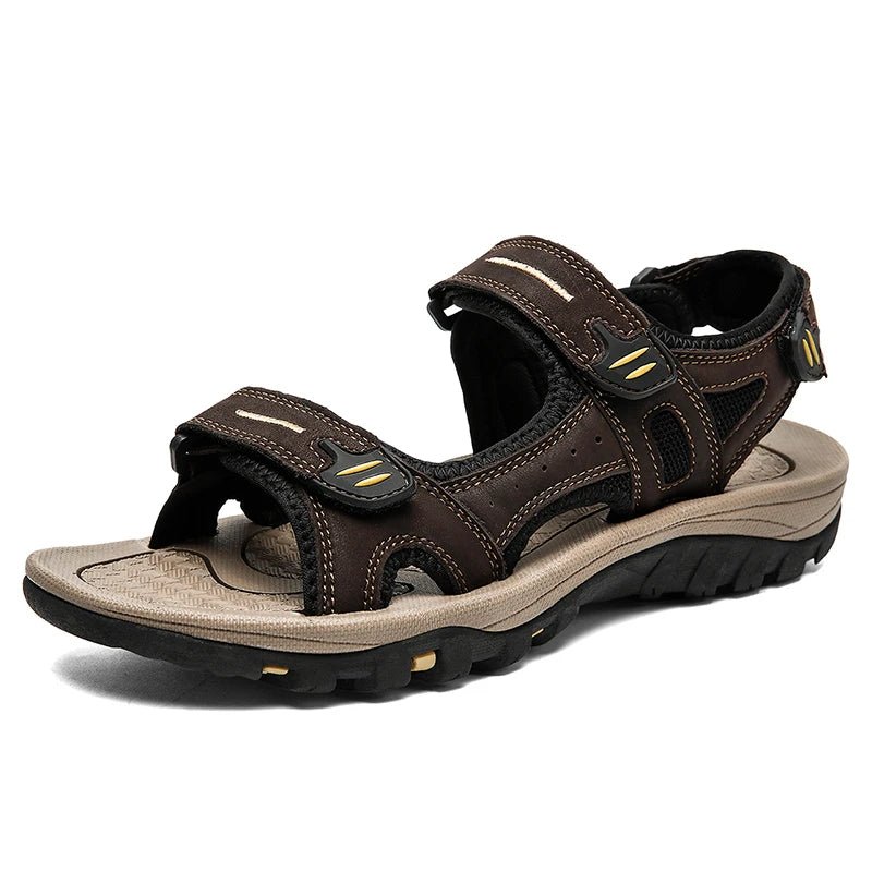Sandales homme cuir "L'Aventurier" - Restaur Cuirs