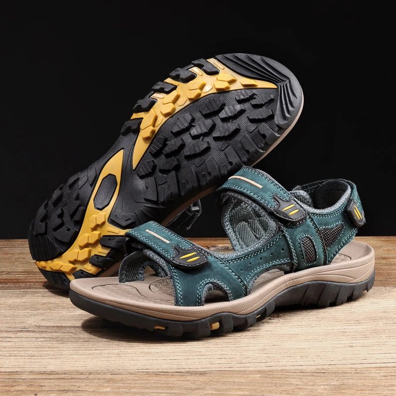 Sandales homme cuir "L'Aventurier" - Restaur Cuirs