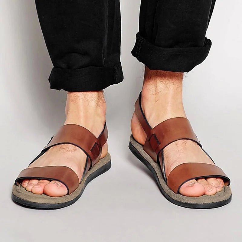 Sandales Homme Cuir 'Le Capitaine' à Boucle
