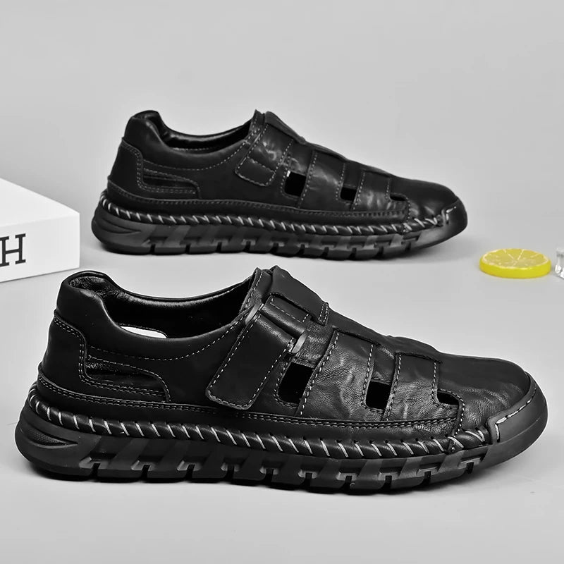 Sandales homme cuir "L'Intemporel" - Restaur Cuirs