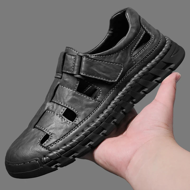 Sandales homme cuir "L'Intemporel" - Restaur Cuirs