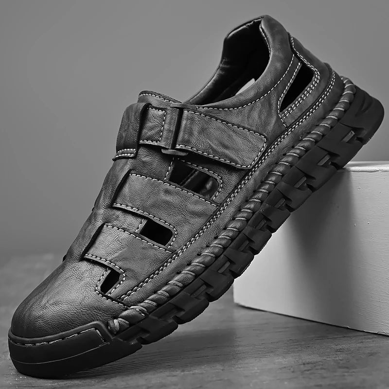 Sandales homme cuir "L'Intemporel" - Restaur Cuirs