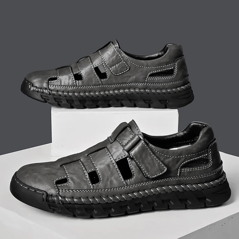 Sandales homme cuir "L'Intemporel" - Restaur Cuirs