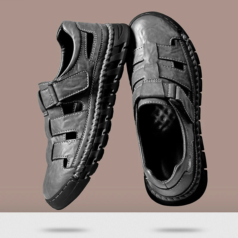 Sandales homme cuir "L'Intemporel" - Restaur Cuirs